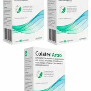 3 Caixas Colaten Artro - Suplemento Para Articulações - 30 Comprimidos